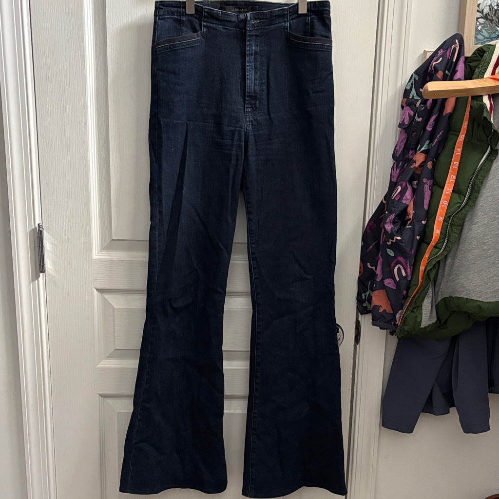 J Brand Dark Indigo Flare Jeans J Brand Dark Indigo Flare Jeans